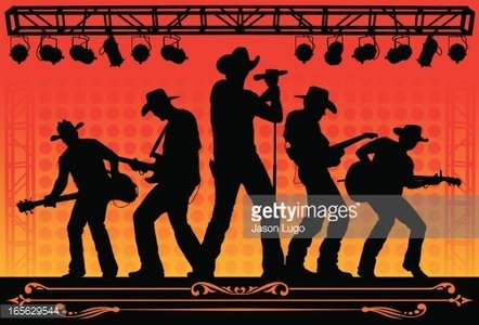 musician clipart country concert