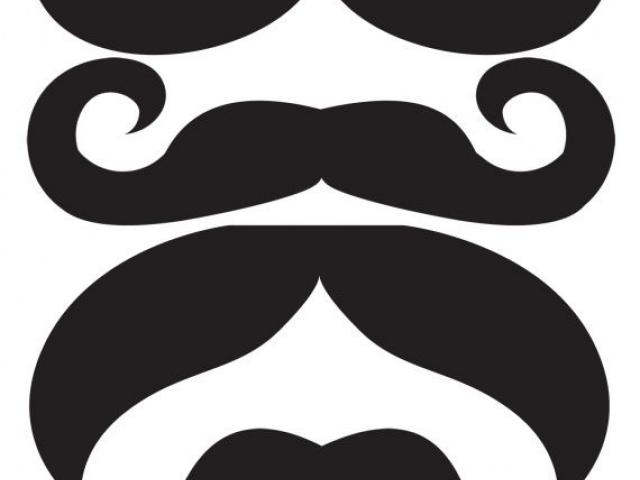 mustache clipart cardboard