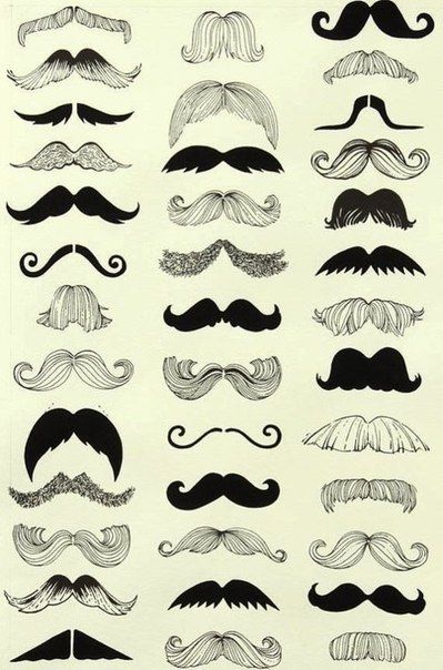 Mustache clipart draw. Mustaches to art in