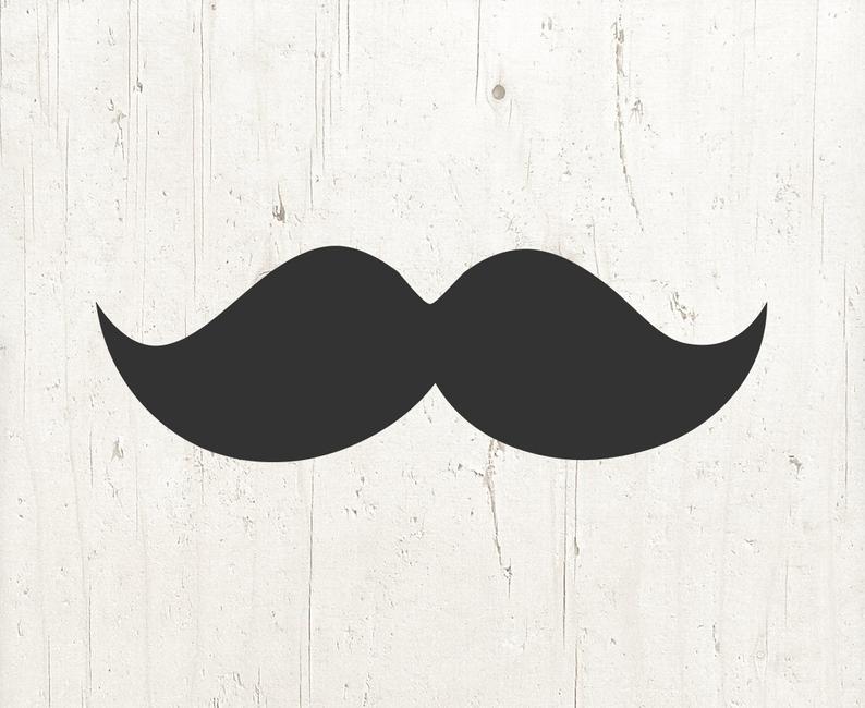 mustache clipart fathers day