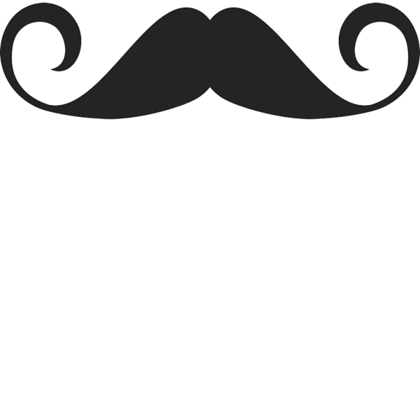 mustache clipart handle bar