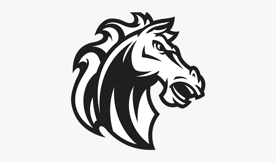 Mustang clipart horseshoe. Horse logo transparent 