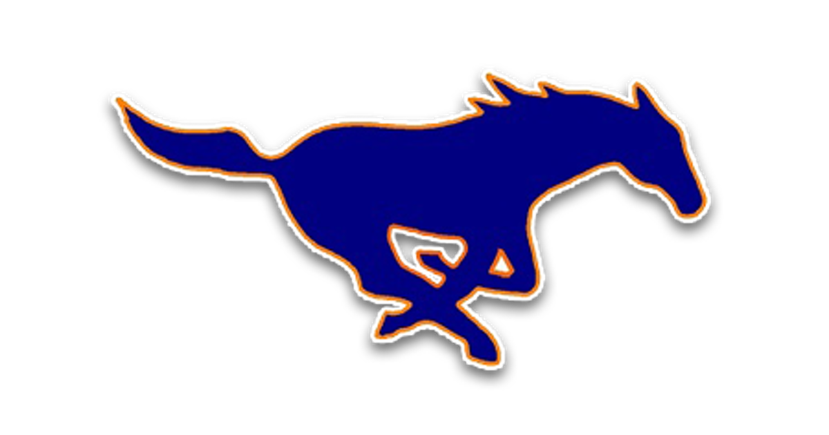 High School Mustang Football Logo