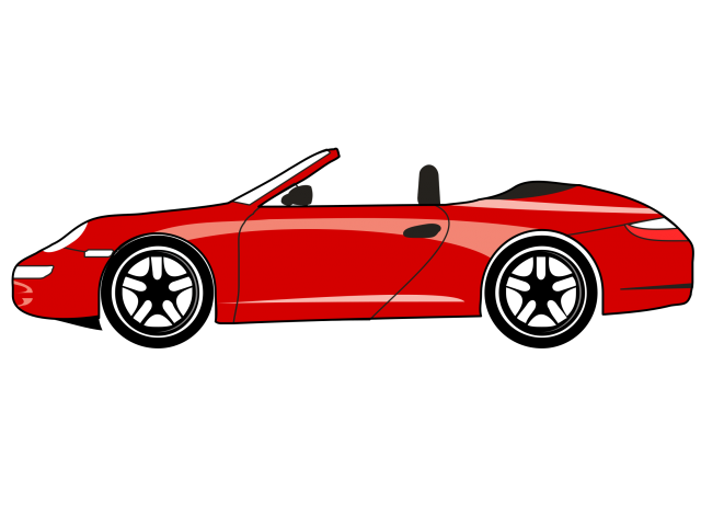 mustang clipart side