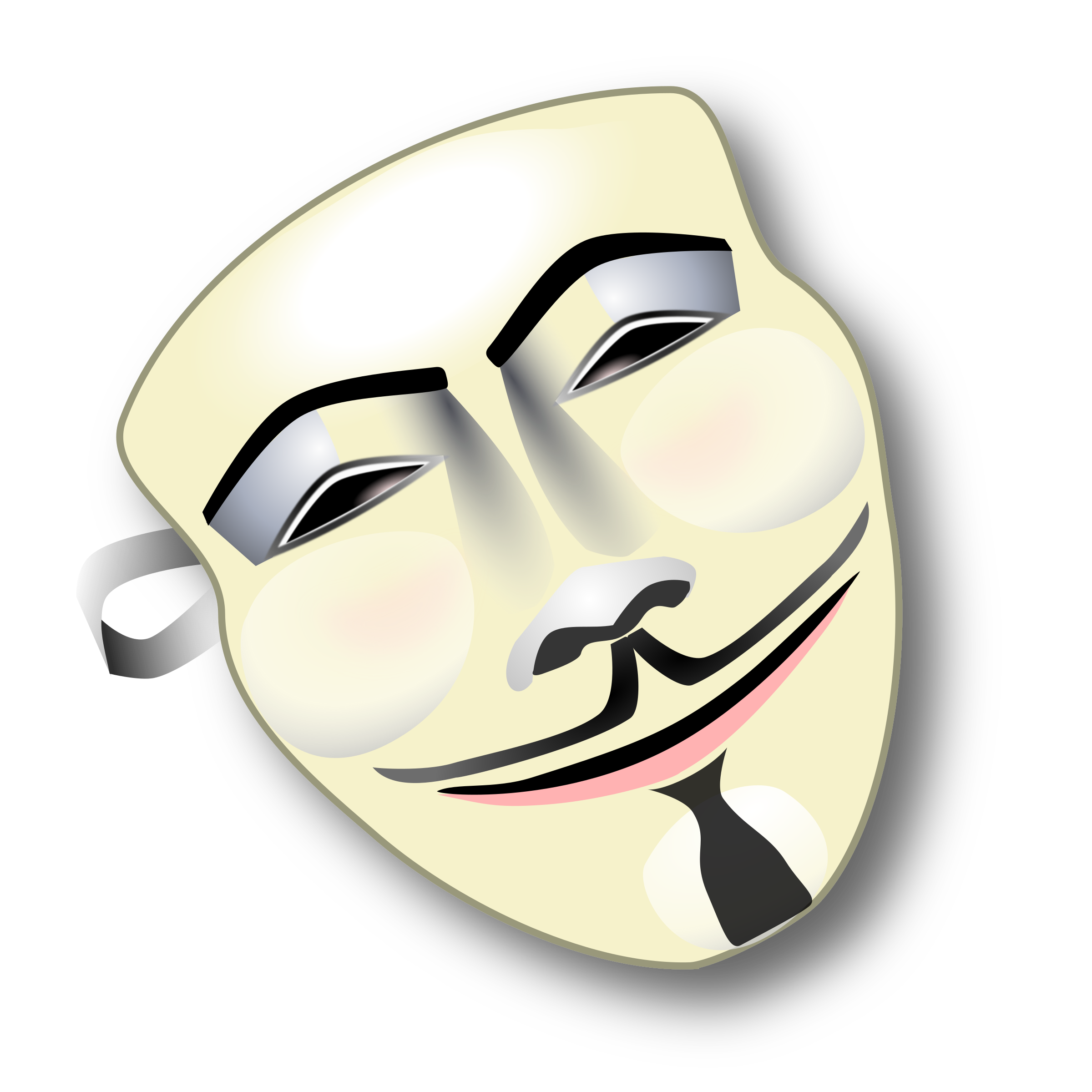 Still got questions ask. Mystery clipart anonymous face