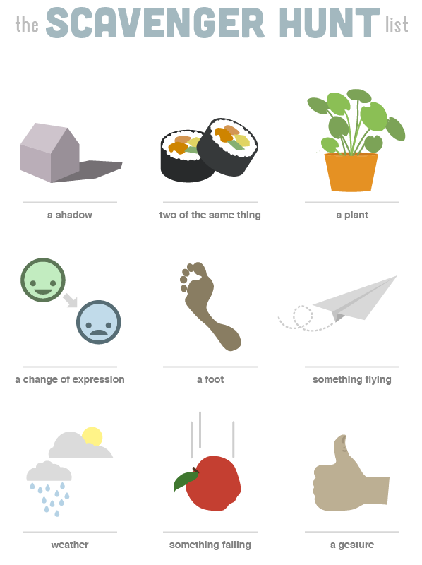 Scavenger lookout frames illustrations. Mystery clipart nature hunt