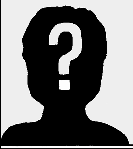 mystery clipart unknown person