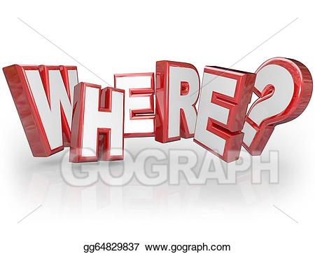 Mystery clipart word. Stock illustration where d