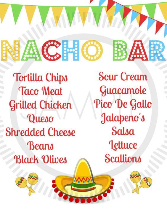 nacho clipart celebration mexican