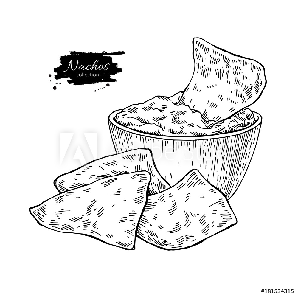nacho clipart drawing