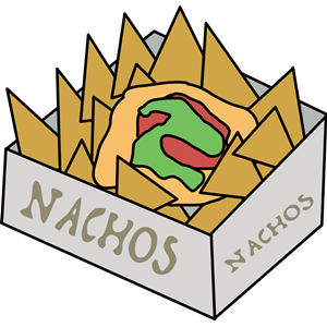 nacho clipart junk food