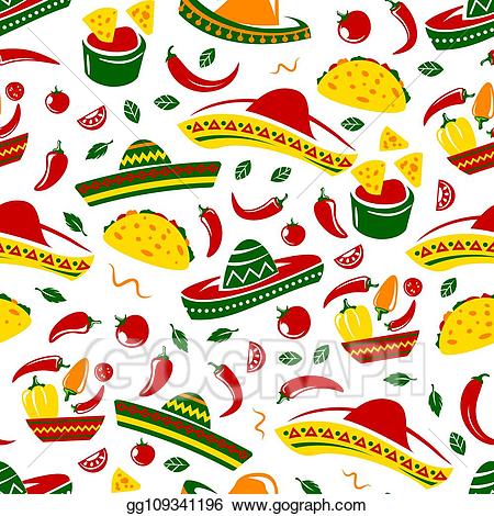 pepper clipart background mexico