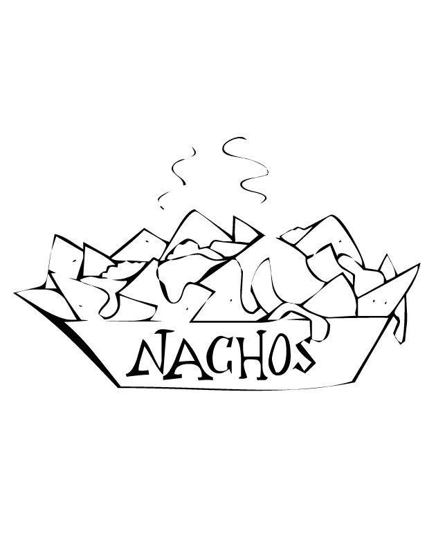 nachos clipart drawing