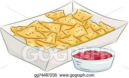 nachos clipart plate