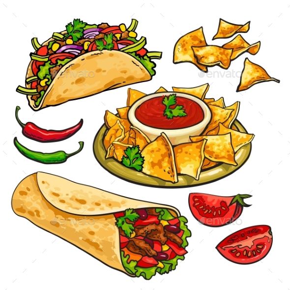 pepper clipart dish mexican