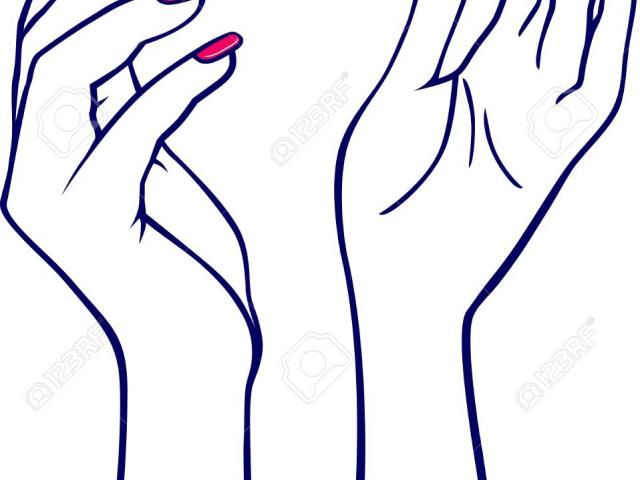 nails clipart lady hand