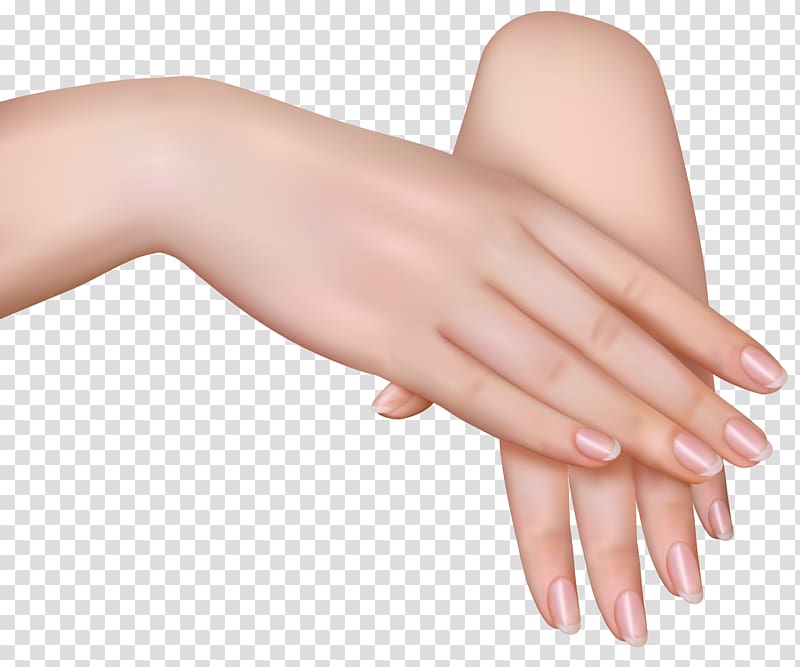 Nail clipart hand skin. Left and right human