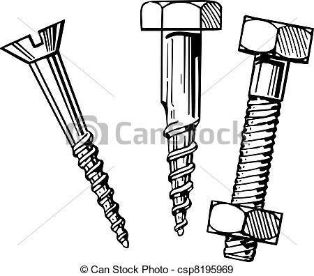 nail clipart screw bolt