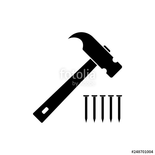 nail clipart simple tool