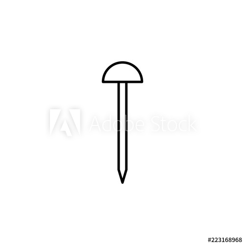 nail clipart simple tool