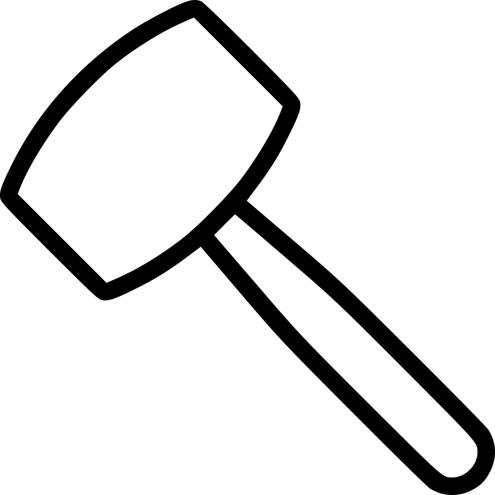 nail clipart wooden mallet