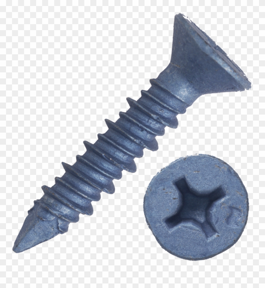 Nail clipart steel nail. Nails iron x tapcon