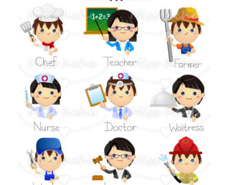 name clipart occupation