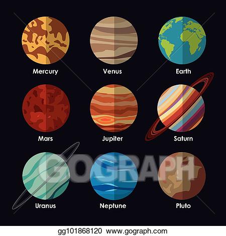 planets clipart diagram
