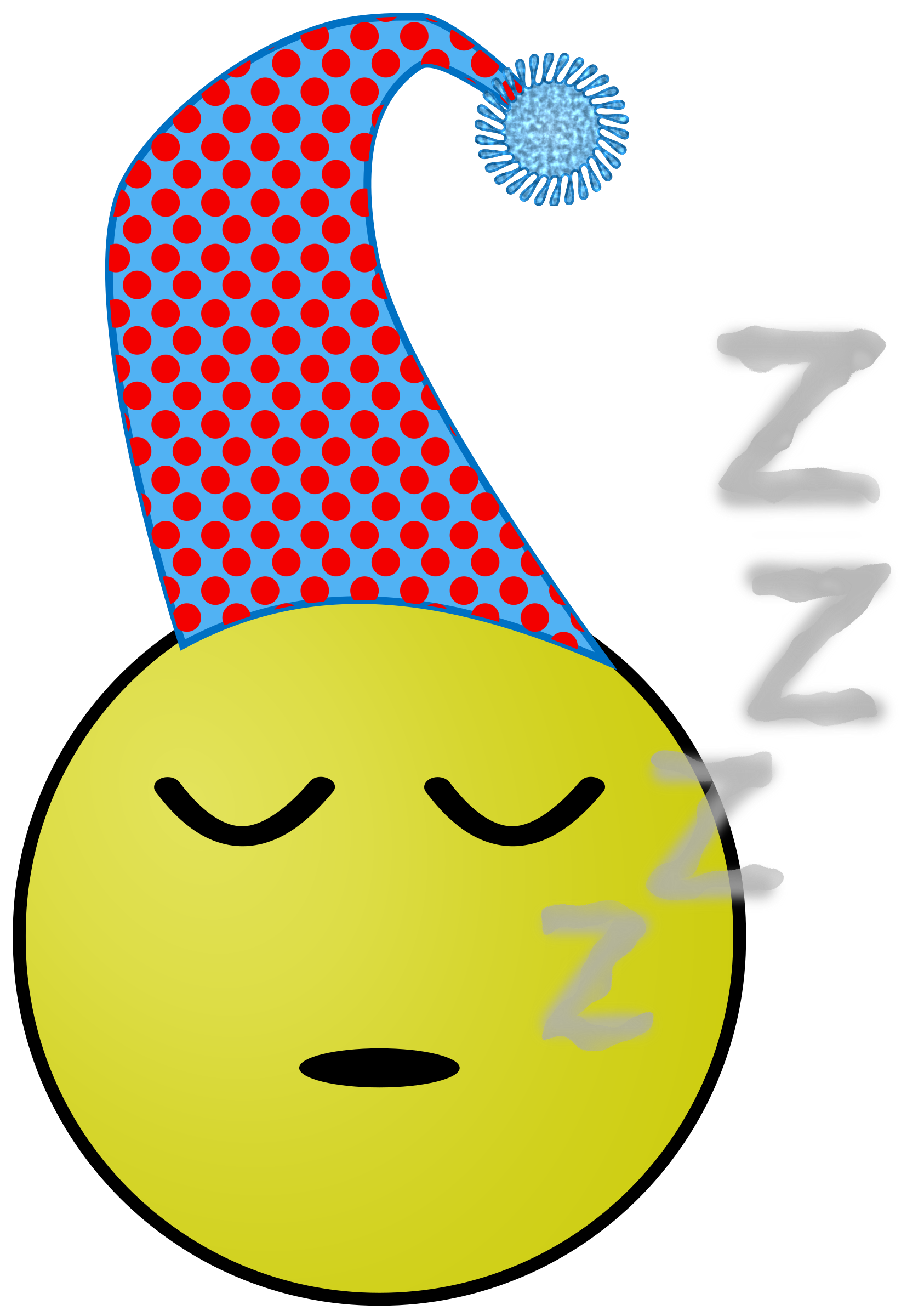 nap clipart sleepy head