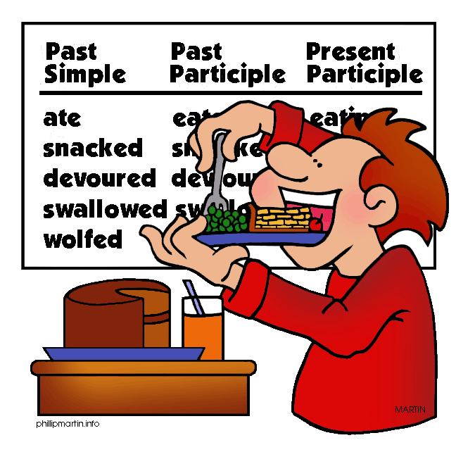 television clipart verb
