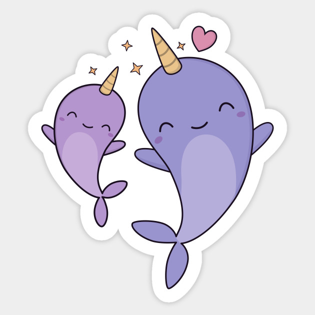 narwhal clipart adorable