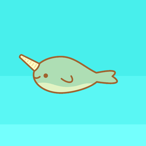 narwhal clipart animation