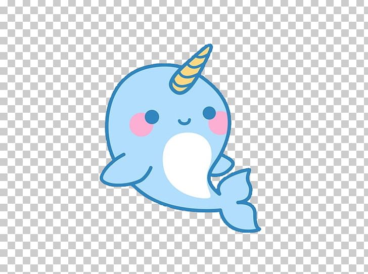 narwhal clipart cartoon