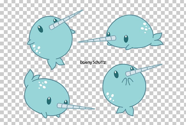 narwhal clipart chibi