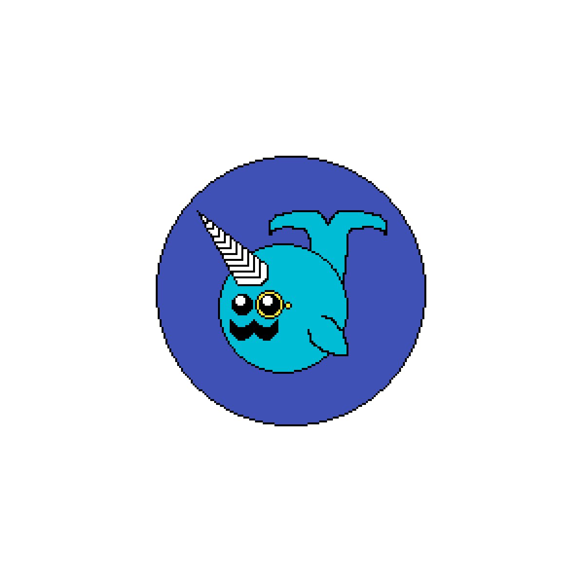 Free download clip art. Narwhal clipart fancy