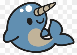 narwhal clipart pastel