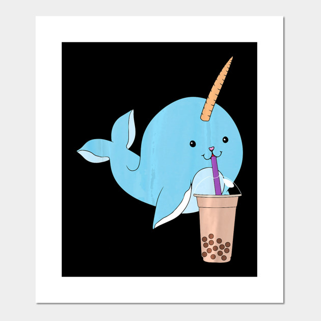 Narwhal clipart president. I love bubble tea