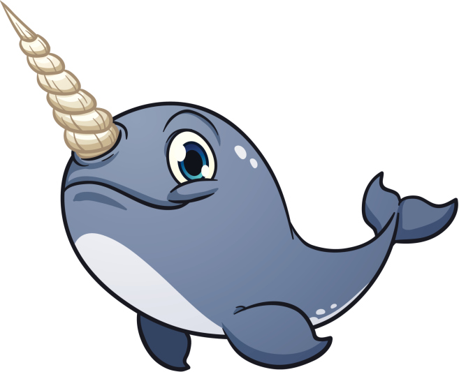 Lions and tigers narwhals. Narwhal clipart president
