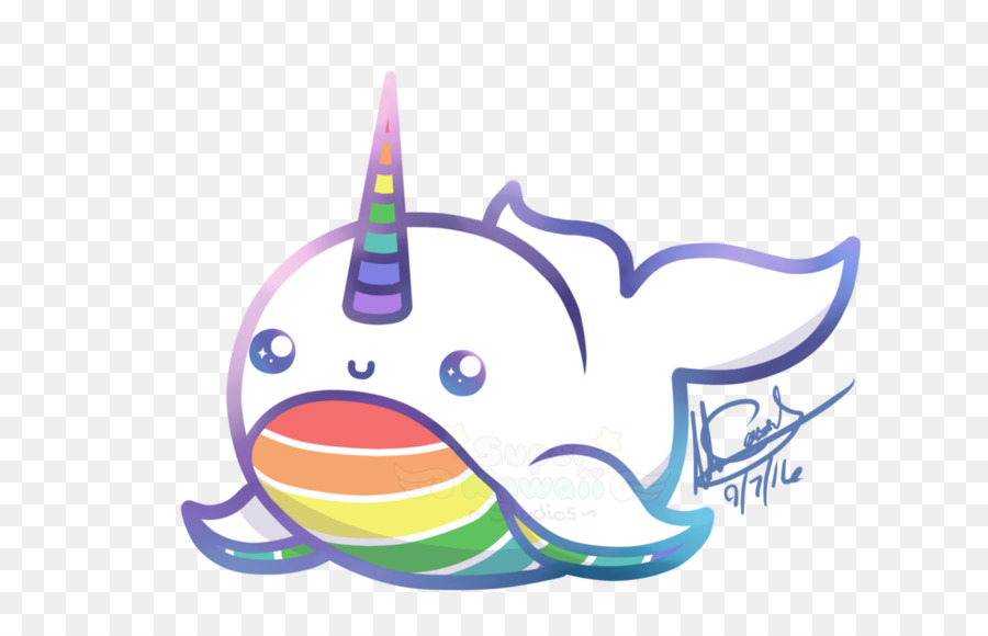narwhal clipart transparent background