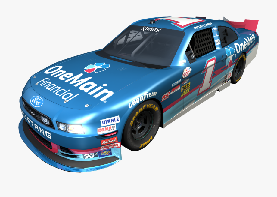 Racing one main financial. Nascar clipart rally car