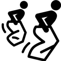 Nascar clipart sack race. Download black and white