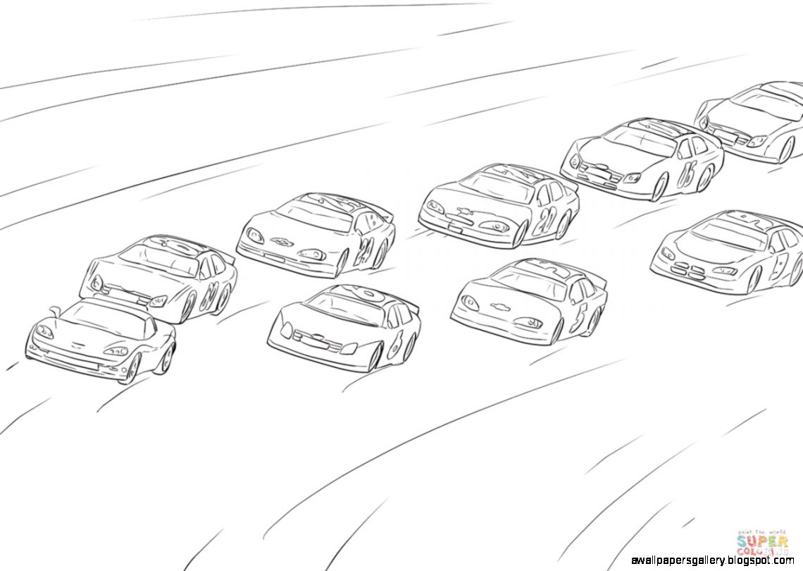 Side view drawing wallpapers. Nascar clipart sketch