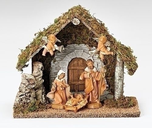 nativity clipart creche
