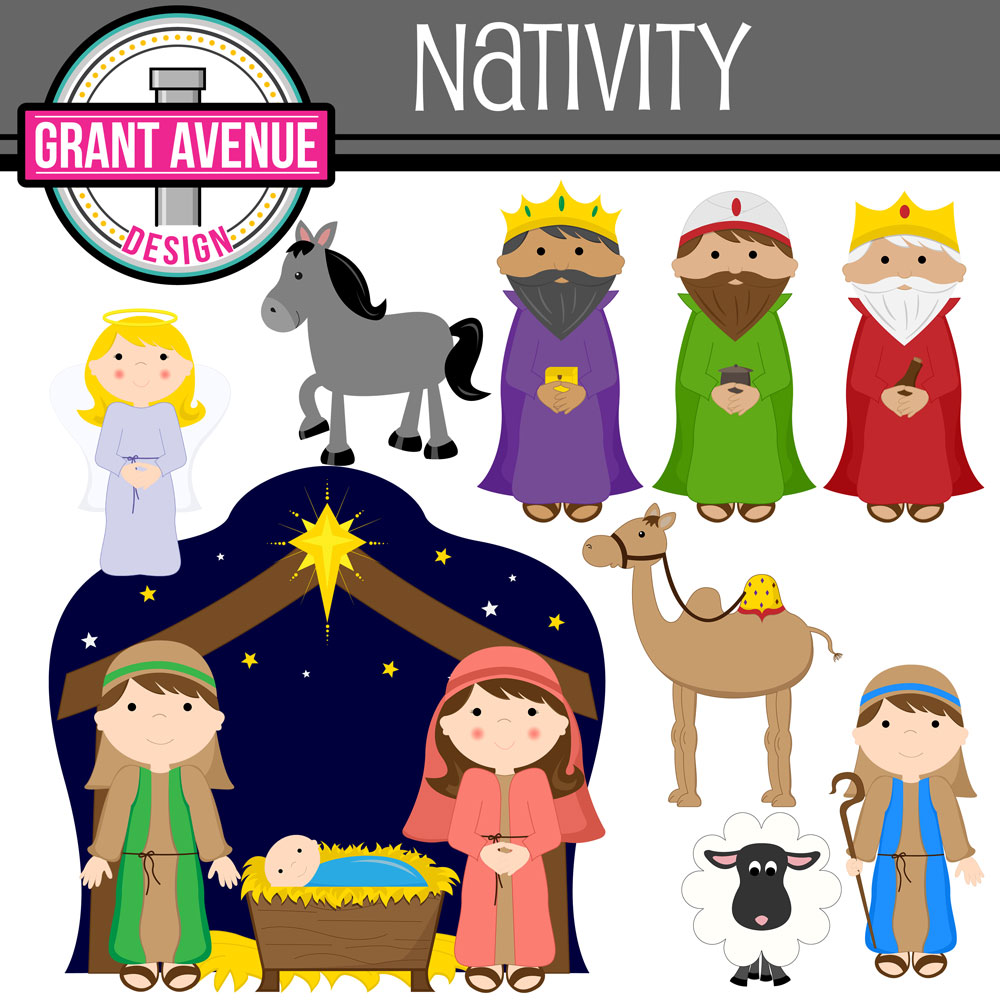 Nativity clipart cute, Nativity cute Transparent FREE for
