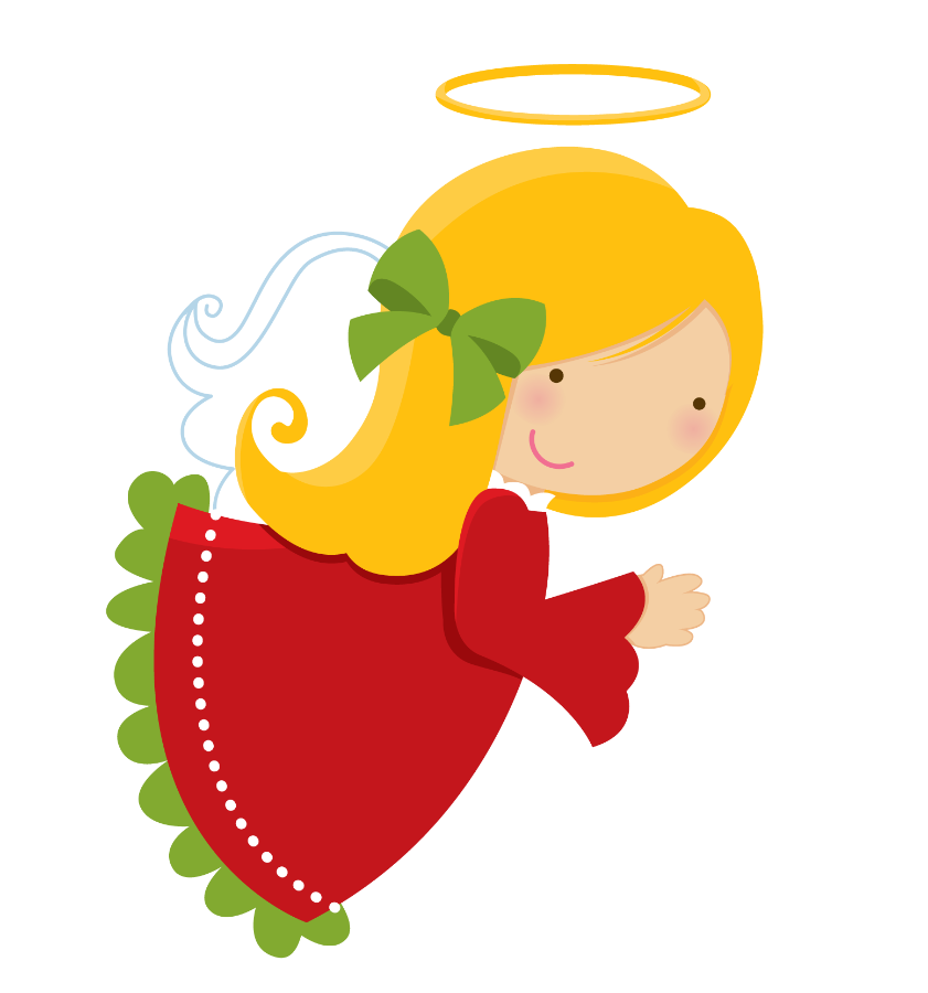 nativity clipart group angels