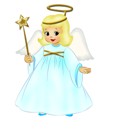 nativity clipart group angels