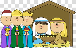 Scene of jesus manger. Nativity clipart nursery