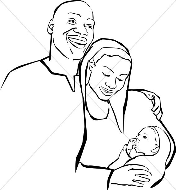 This line art drawing. Nativity clipart person