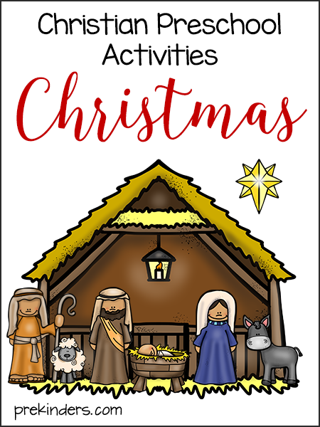 Nativity clipart preschool. Christmas christian activities prekinders
