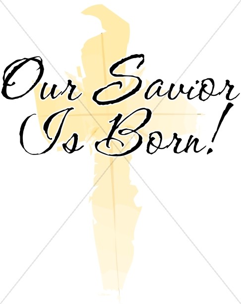 nativity clipart savior born